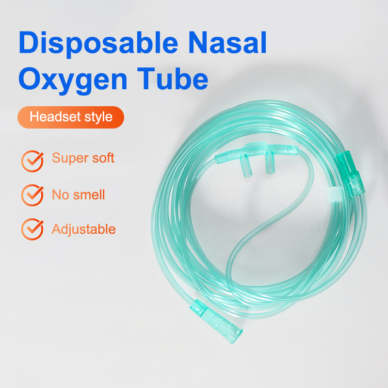 5Pcs PVC  1.5M/2M Disposable O - Oxygen Cannula Nasal Tubing 2M ulasan dan harga