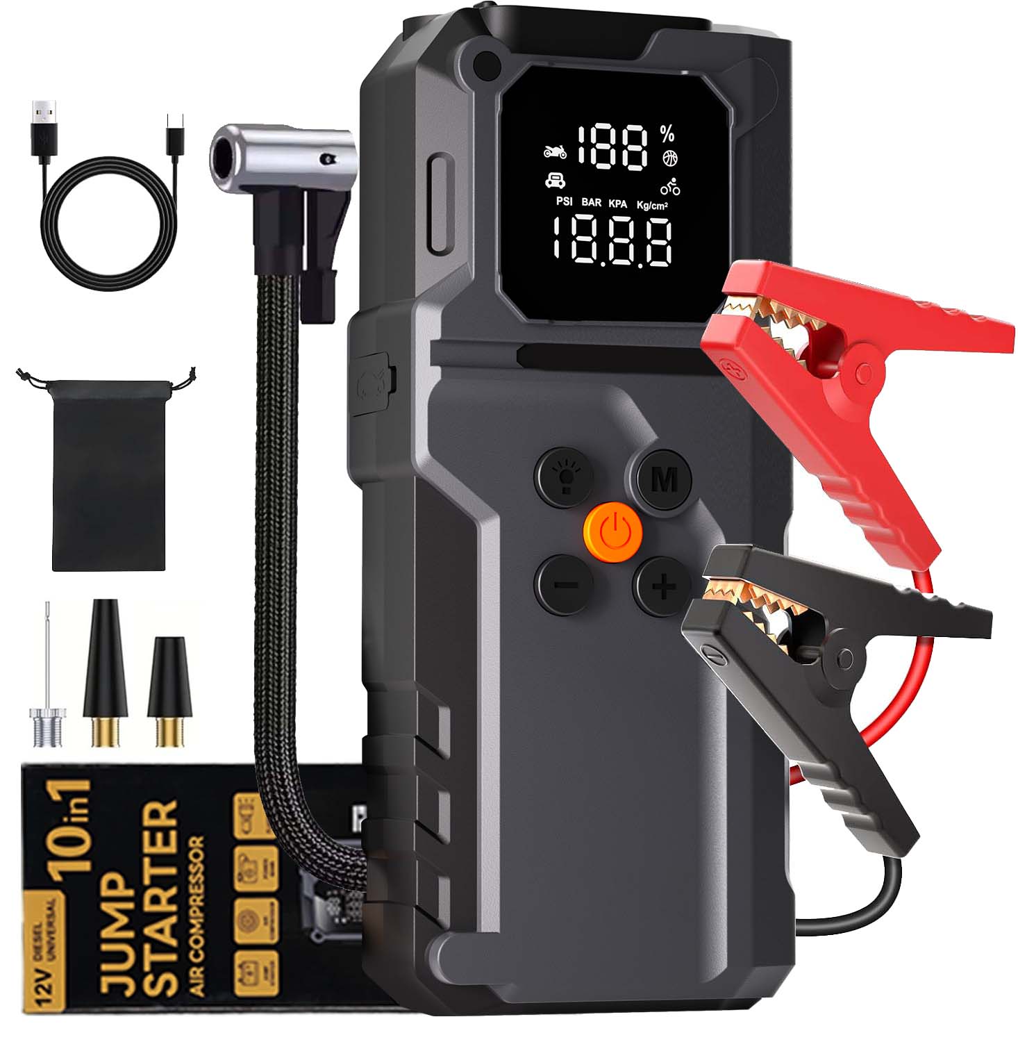 GKFLY 4 In 1 5000A Portable Ju - Portable Oxygen Concentrator Battery ulasan dan harga