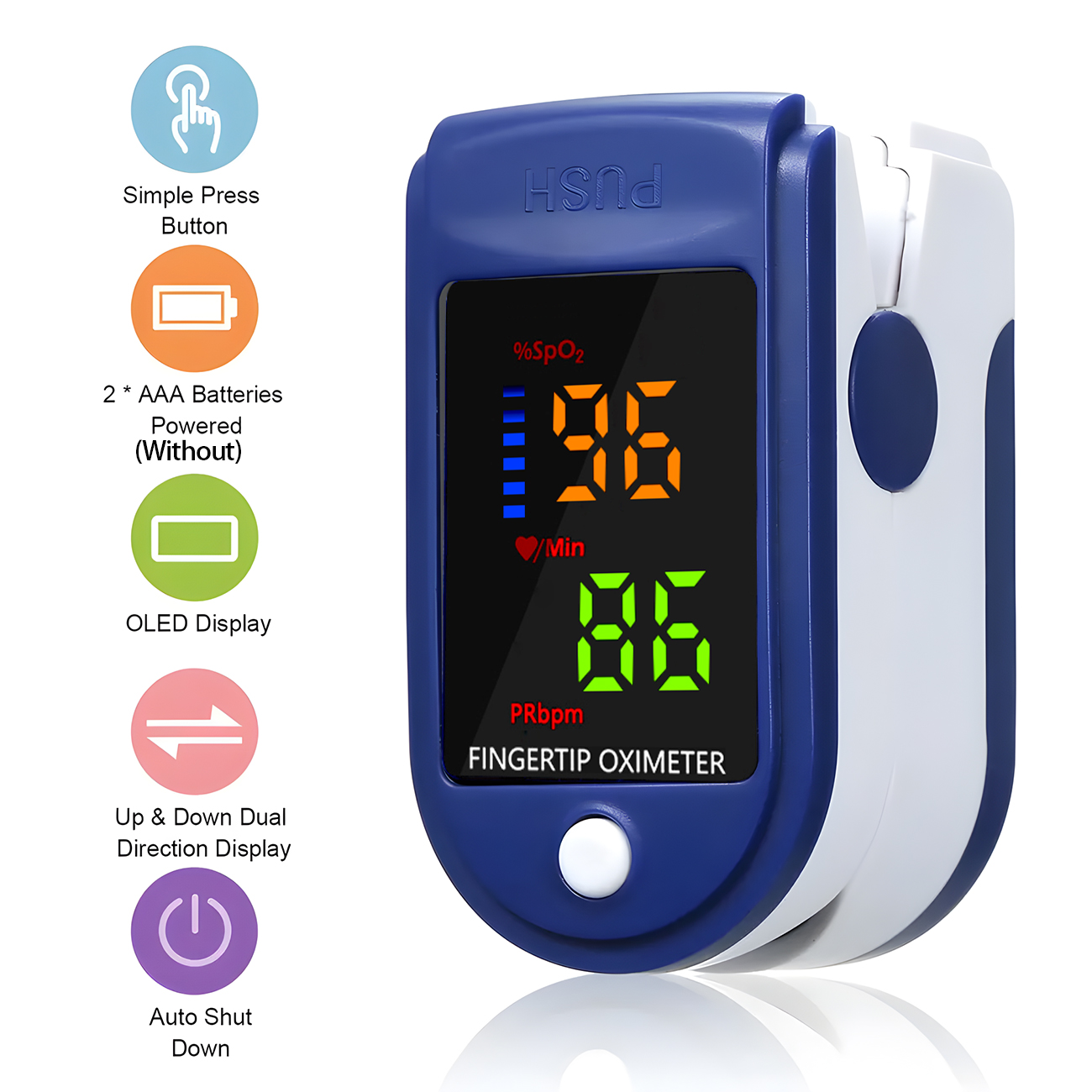 TFT Fingertip Pulse Oximeter | - Oxygen Saturation Monitor Fingertip ulasan dan harga
