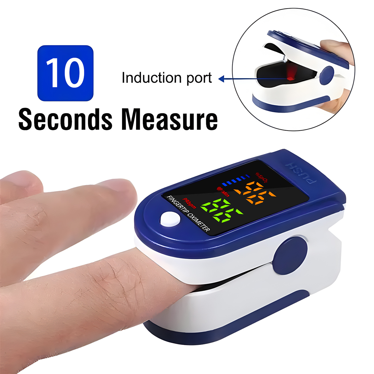 TFT Fingertip Pulse Oximeter | - Oxygen Saturation Monitor Fingertip ulasan dan harga
