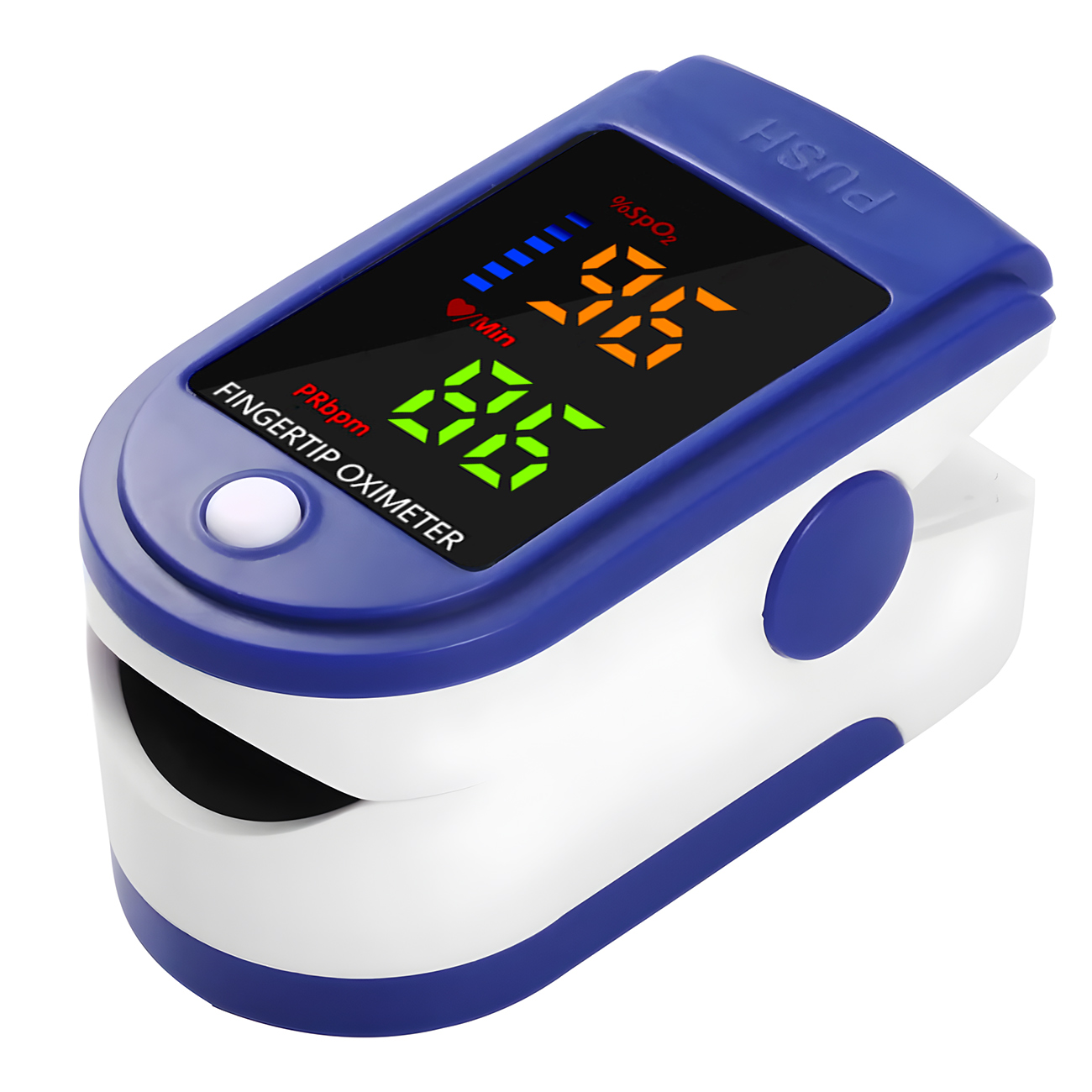 Portable 4 Colors Oximeter Fin - Oxygen Saturation Monitor Fingertip ulasan dan harga