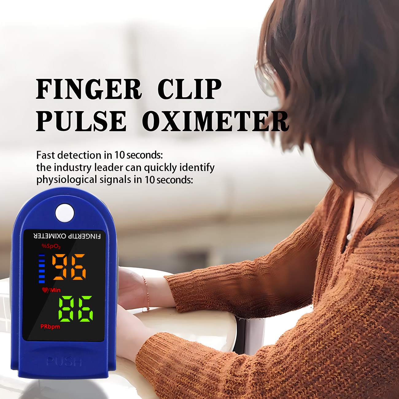 Digital Finger Pulse Oximeter  - Oxygen Saturation Monitor Fingertip ulasan dan harga