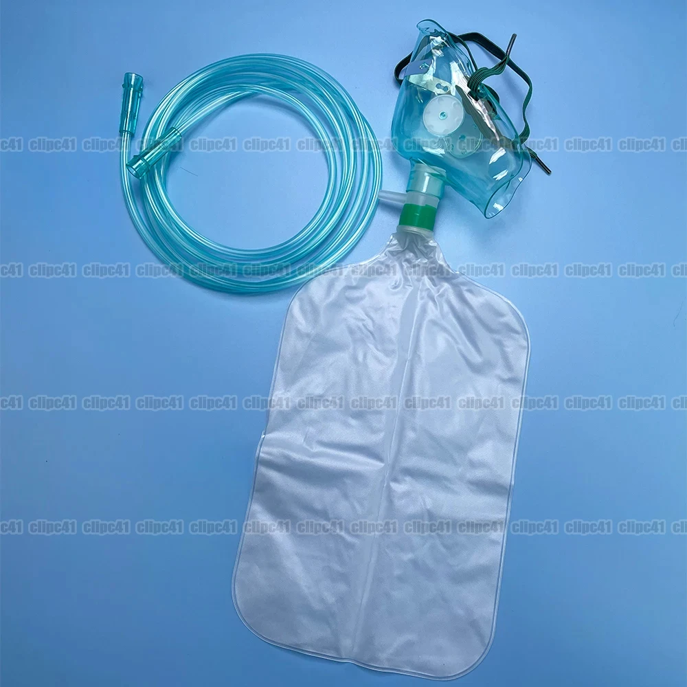 10Pcs Adults High Concentratio - Oxygen Mask Reservoir Bag Adult ulasan dan harga