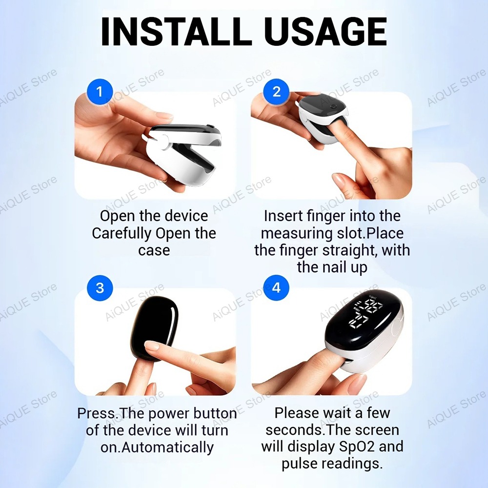 JUSTLANG Fingertip Pulse Oxime - Oxygen Saturation Monitor Fingertip ulasan dan harga