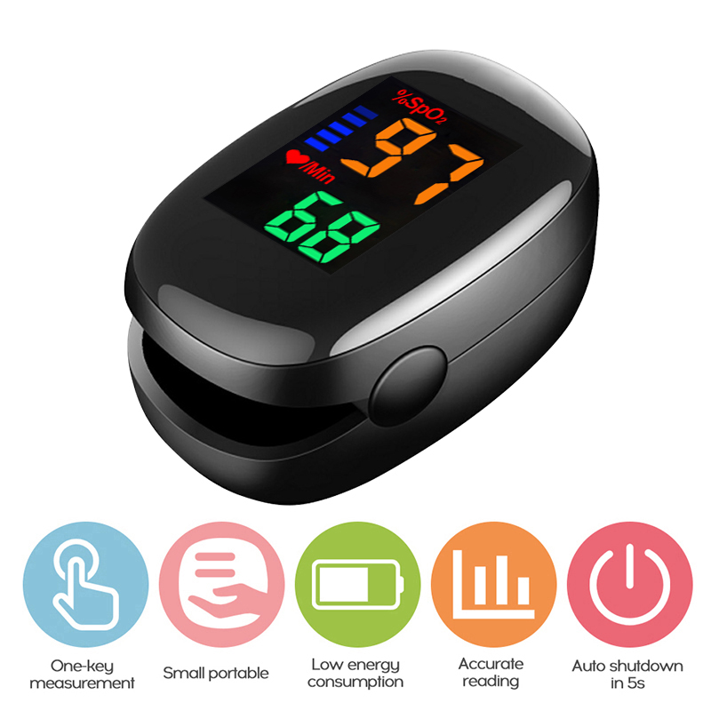 Fingertip Pulse Oximeter Porta - Oxygen Saturation Monitor Fingertip ulasan dan harga