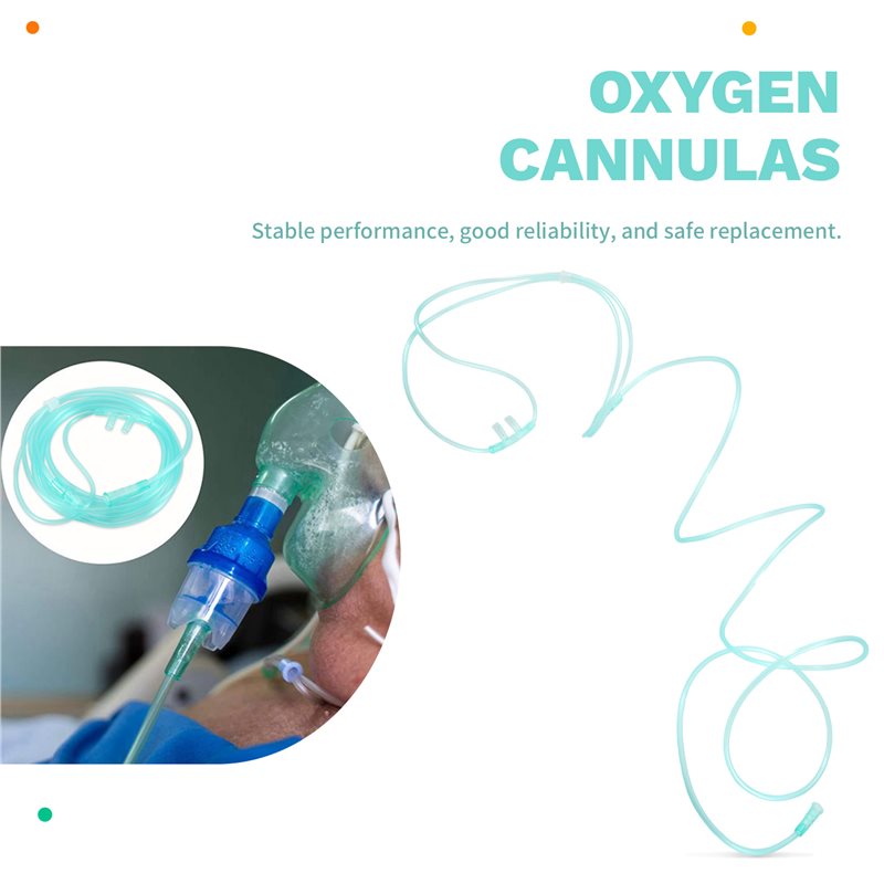 ABIT 15Pcs Oxygen Cannulas 2 M - Oxygen Cannula Nasal Tubing 2M ulasan dan harga