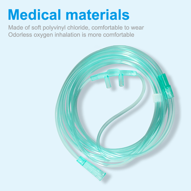 5Pcs 1.5M/2M Disposable PVC Ox - Oxygen Cannula Nasal Tubing 2M ulasan dan harga