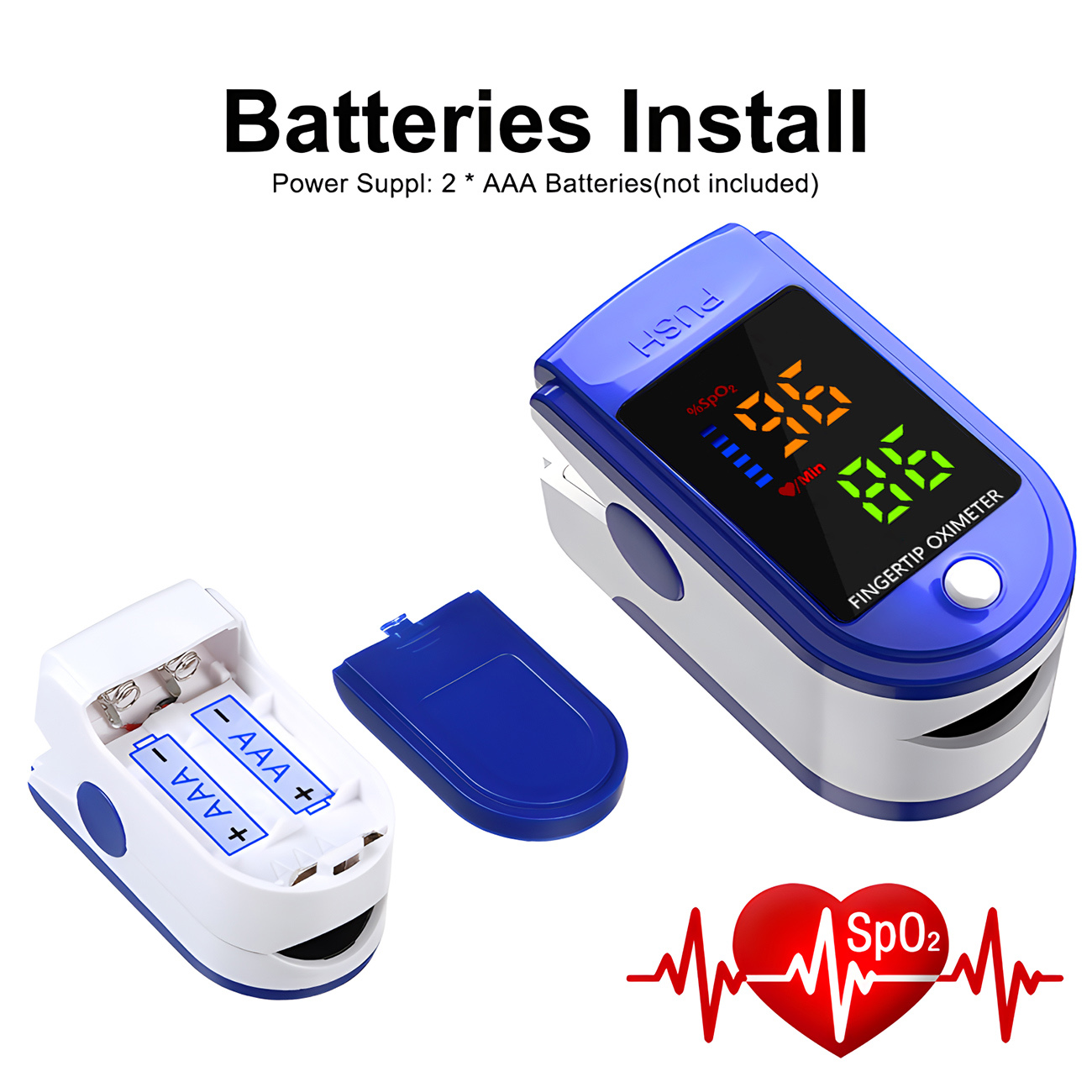 Portable Fingertip Pulse Oxime - Oxygen Saturation Monitor Fingertip ulasan dan harga