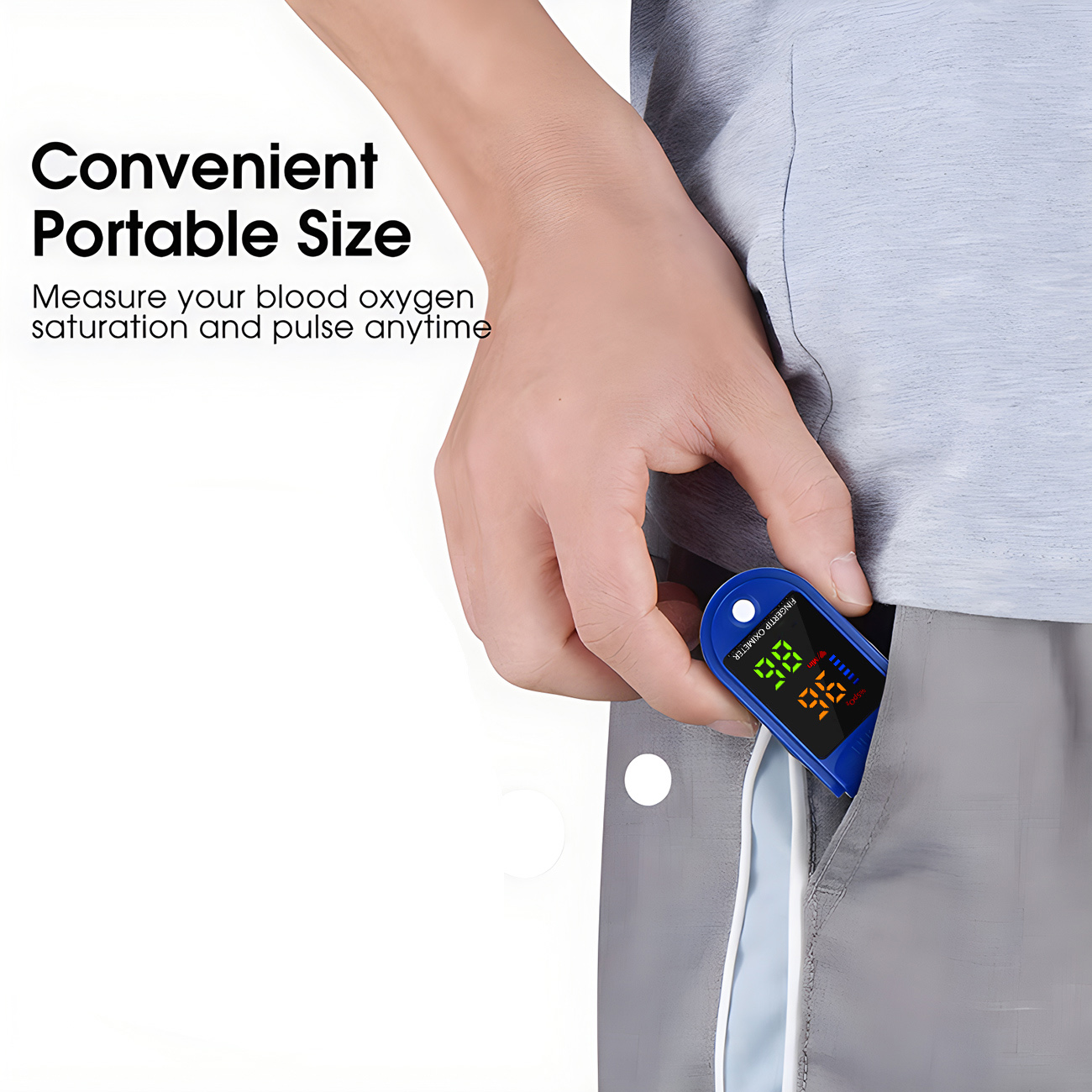 Portable Fingertip Pulse Oxime - Oxygen Saturation Monitor Fingertip ulasan dan harga