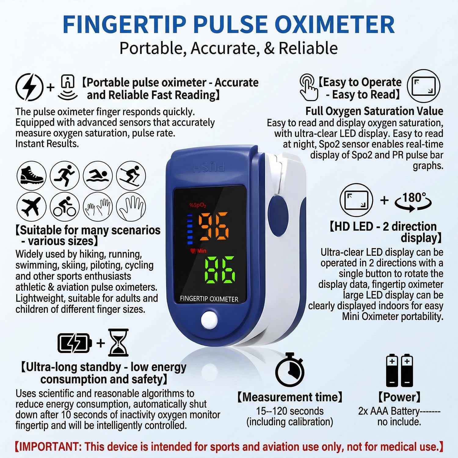Medcial Forehead Thermometer F - Oxygen Saturation Monitor Fingertip ulasan dan harga